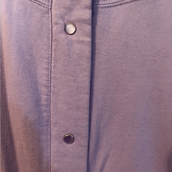 Lavender Button-Up Long Dress - Picture 3 of 3